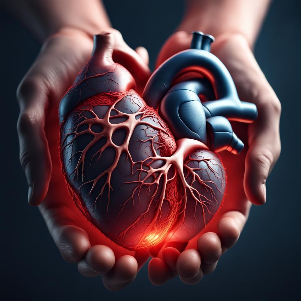 Heart in Hand: Cardiovascular Disease, Fantasy Art