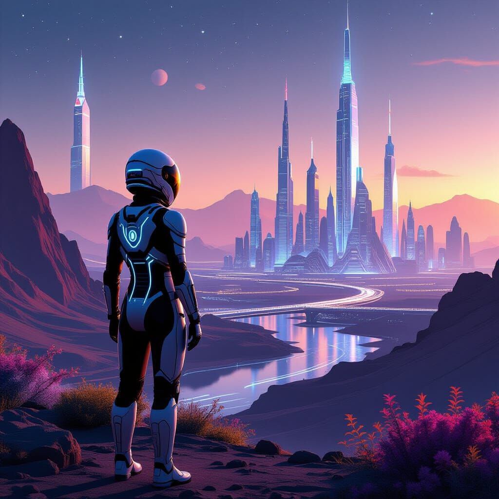 Terraformed Mars: Futuristic Vision in Ultra-High Resolution