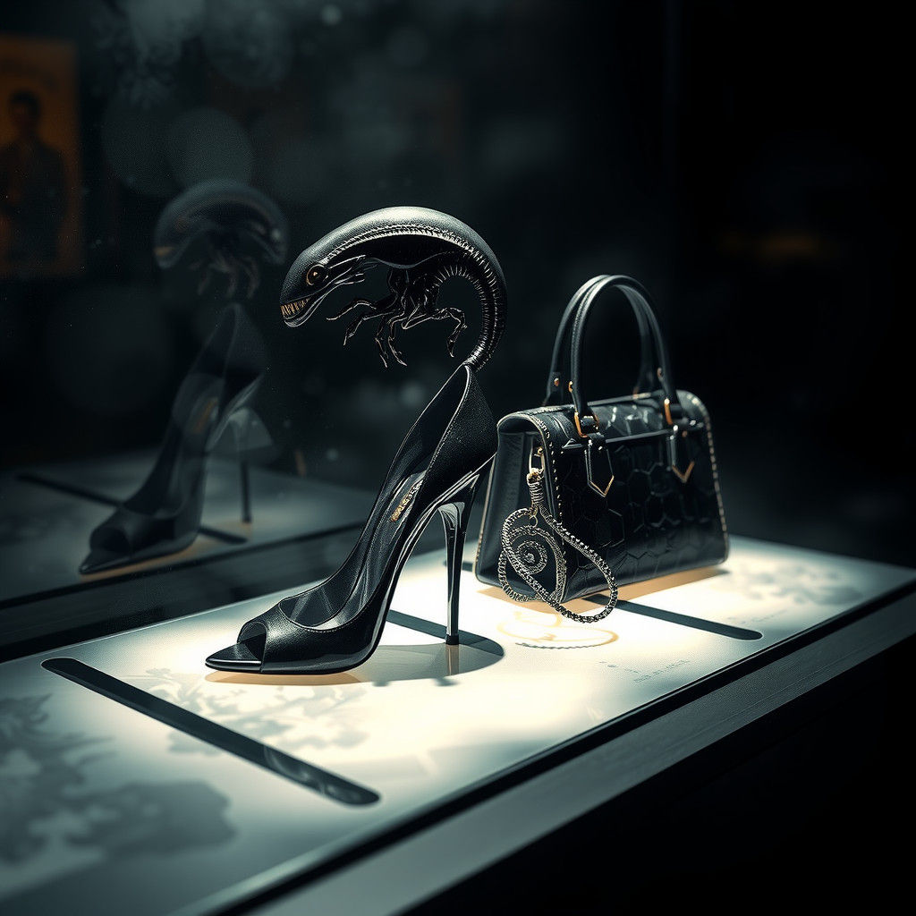 Xenomorph High Fashion in Giger Style