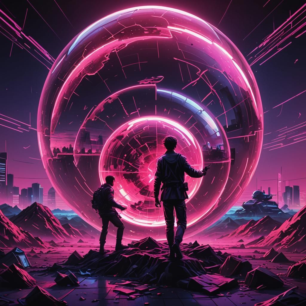 War in a Glass Ball: Synthwave Neon