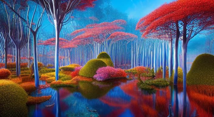 Intricate Simulation: A Surreal Digital Fairytale