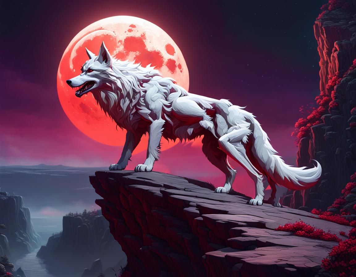 Fenrir Under the Moon: A Dark Fantasy Masterpiece