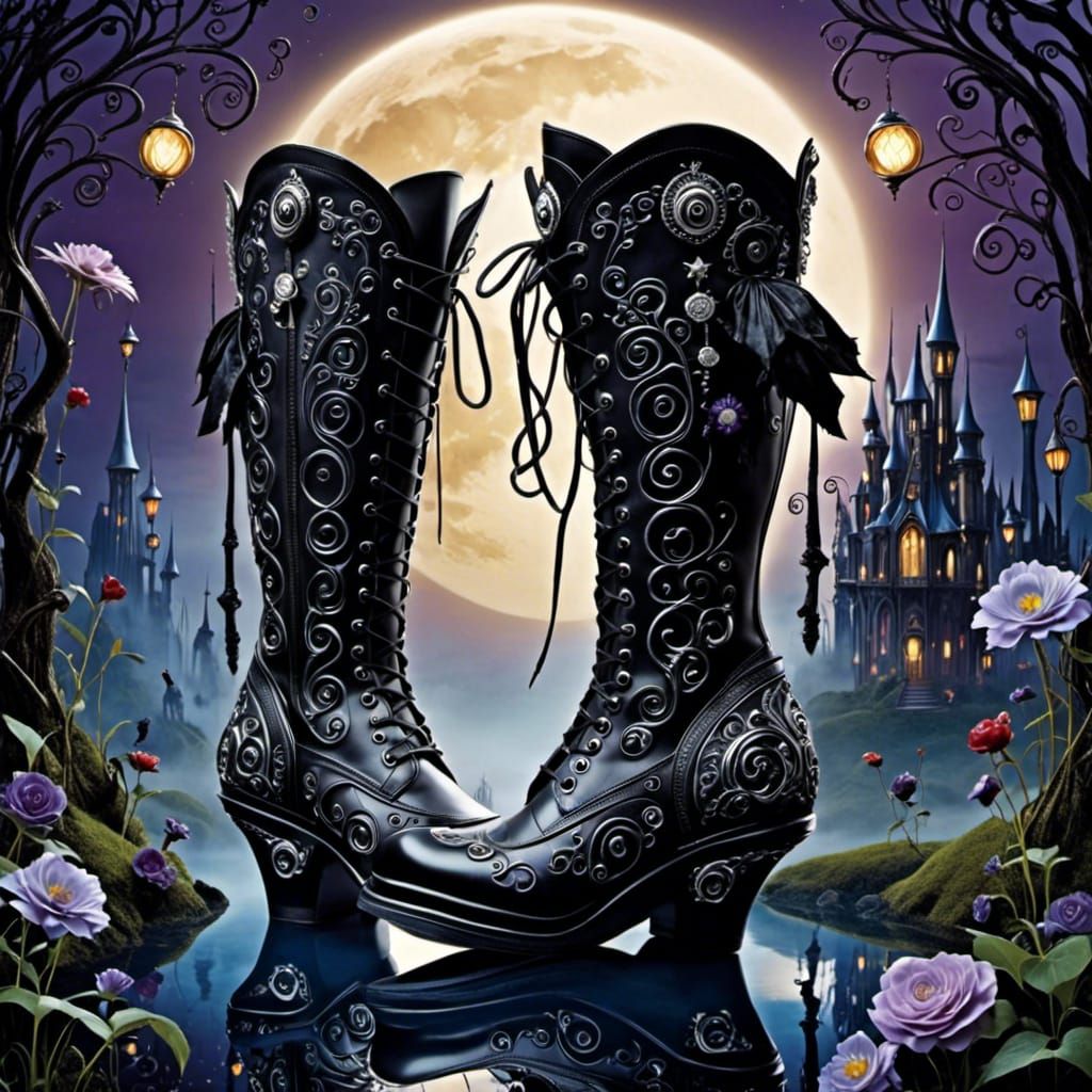 A pair of magical boots