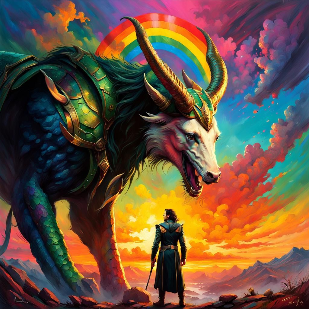 Loki With His New Pet