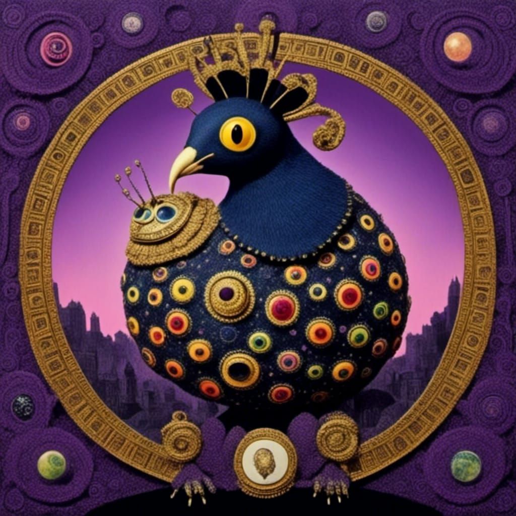 Monkey Queen in Digital Art Style