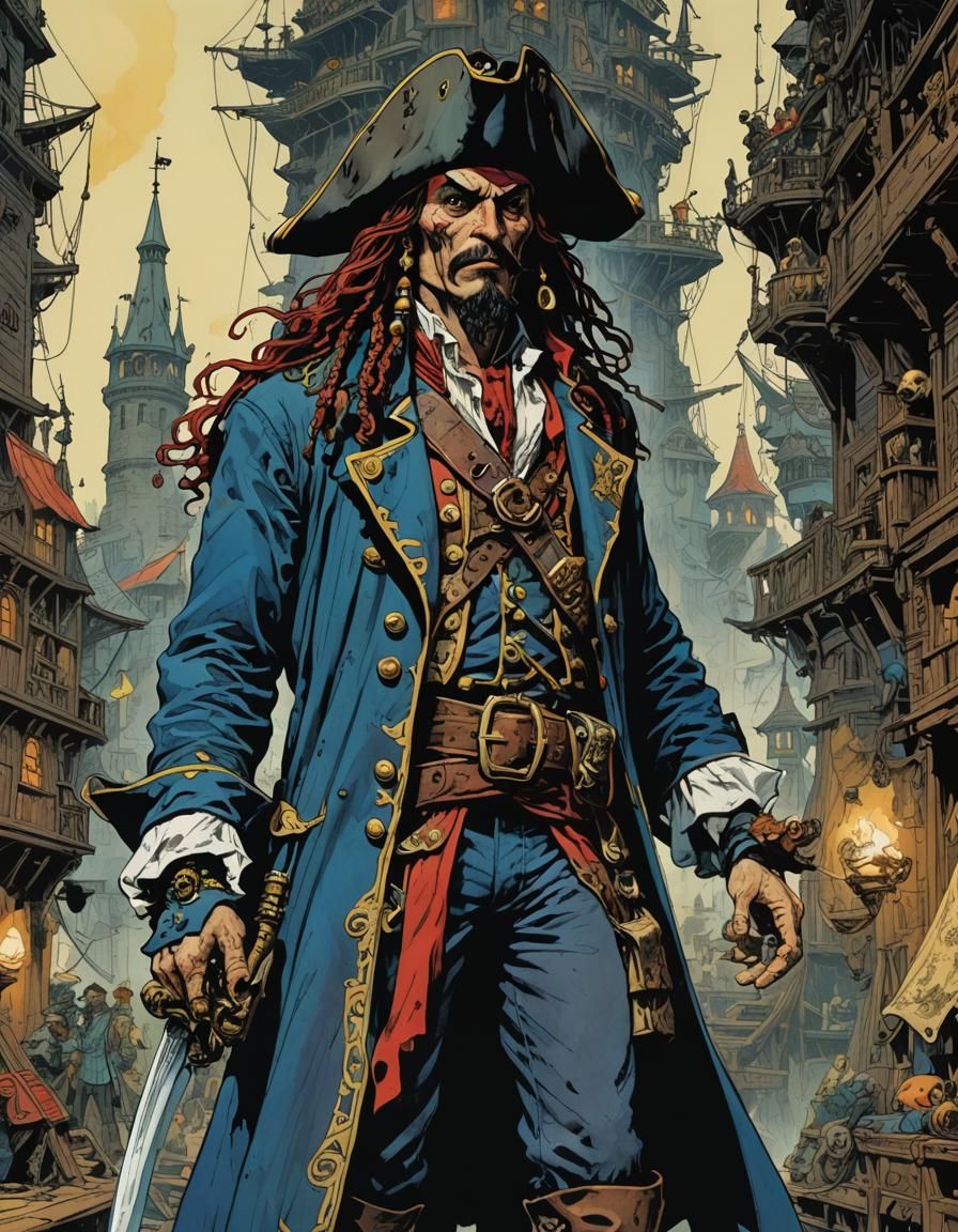 Pirate Spire in Vibrant Deep Colors