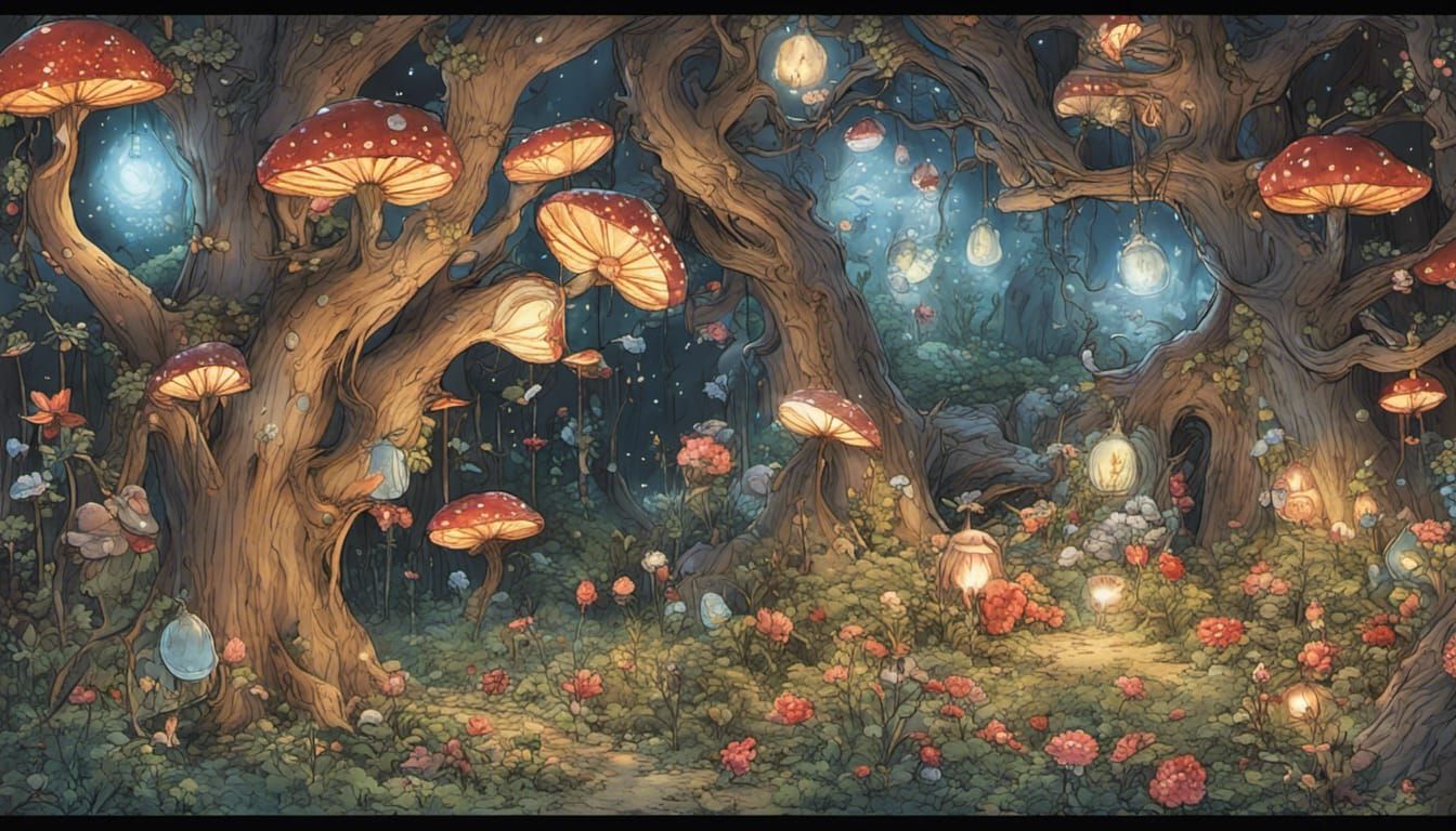 Enchanted Forest: Fairies, Gnomes, and Sprites