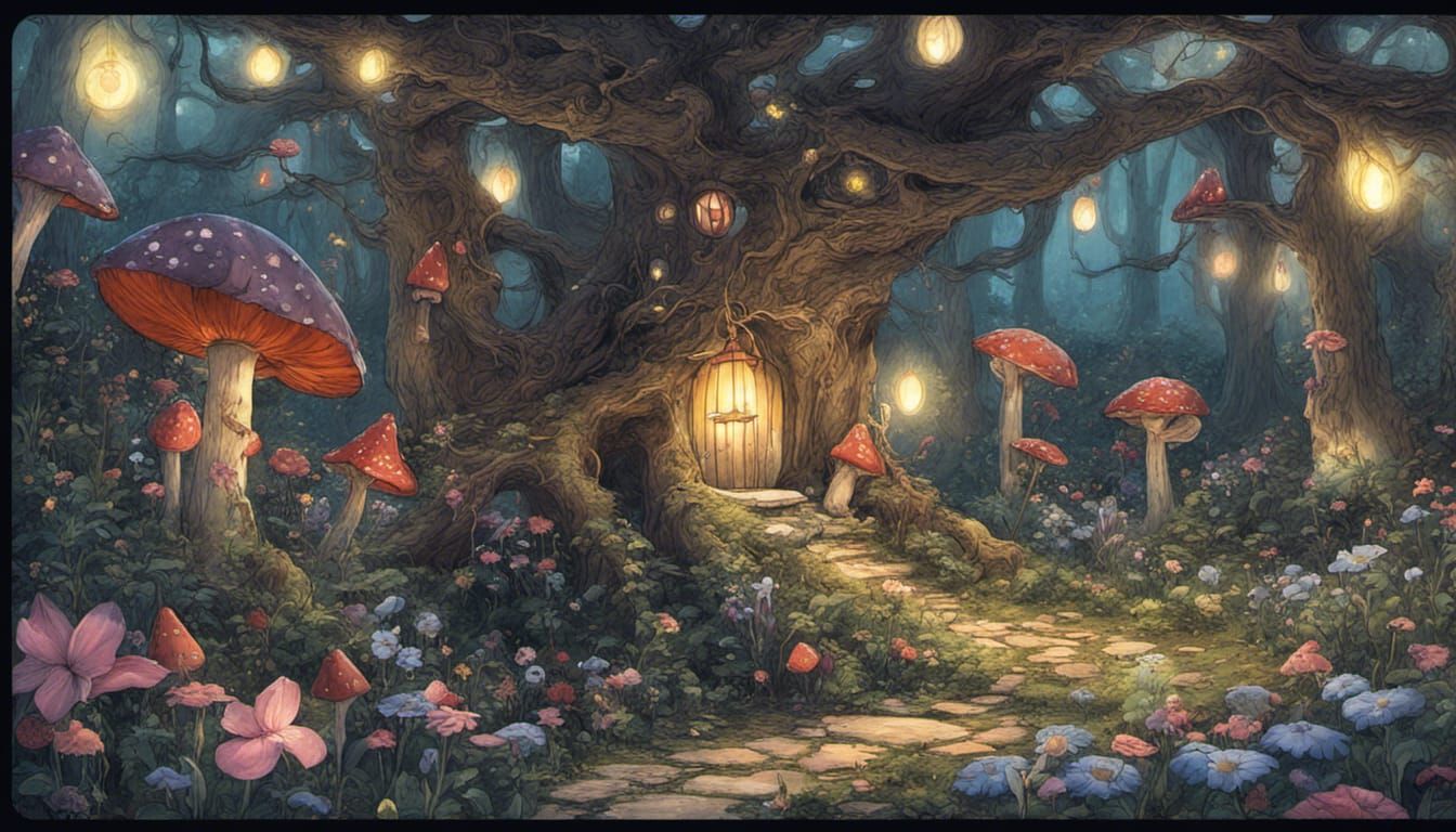 Enchanted Forest: Fairies, Imps, Gnomes and Sprites