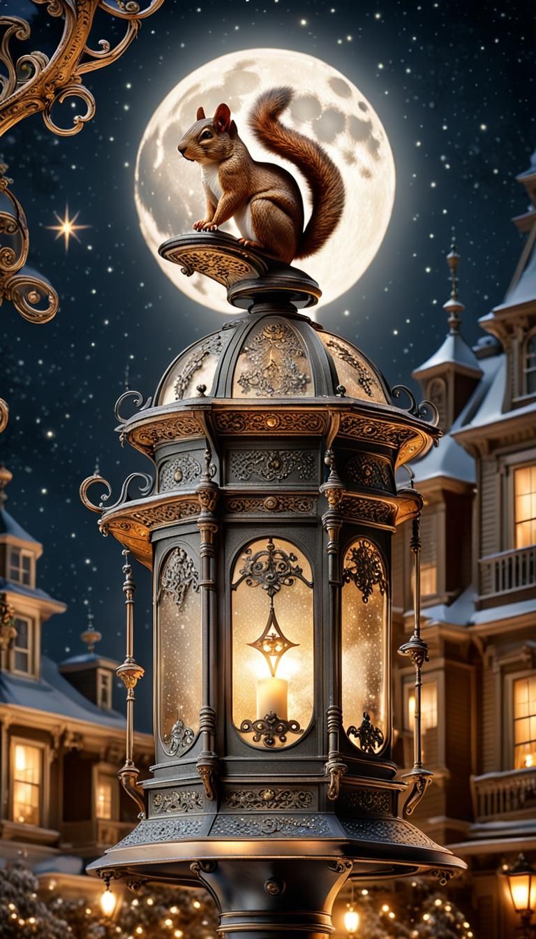 Lanterna on a cold night