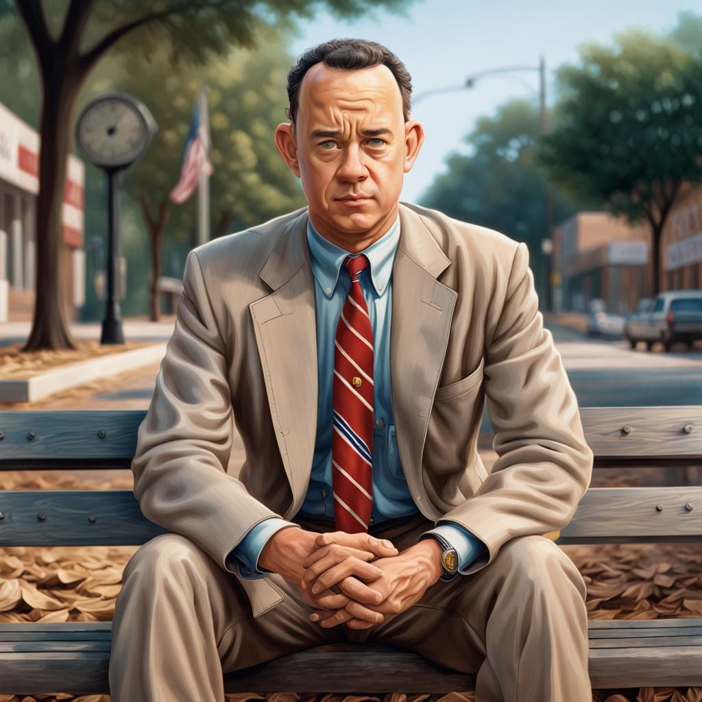 Forrest Gump Portrait in Photorealistic 4K