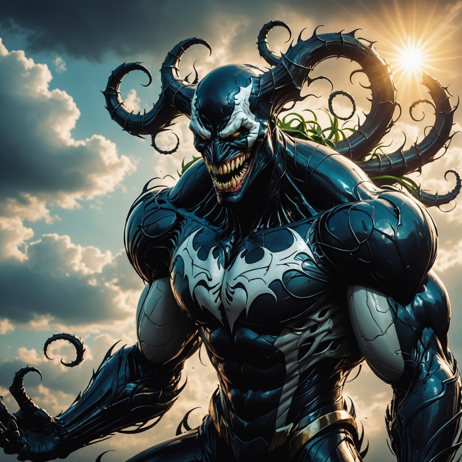 Venom Joker Fusion in Divine Light