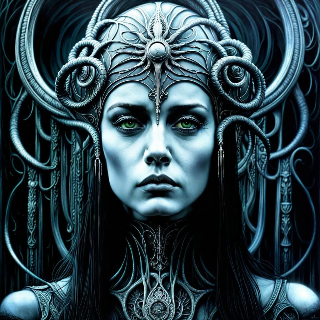 Eldritch End: A Giger-esque Art Nouveau Horror