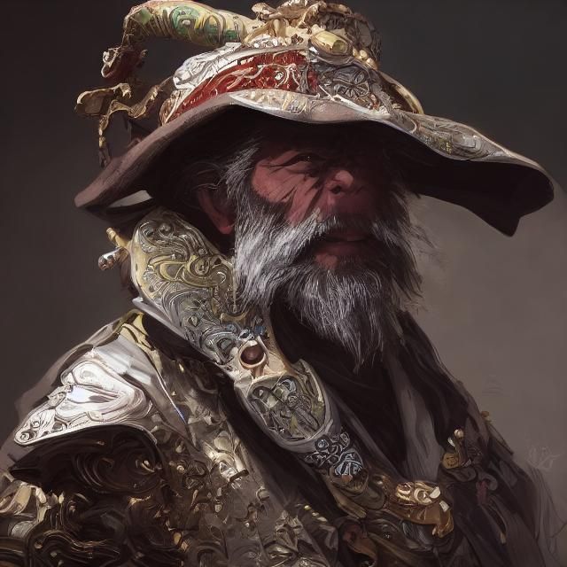 Hadozee Gun Fu Monk in Digital Art Style