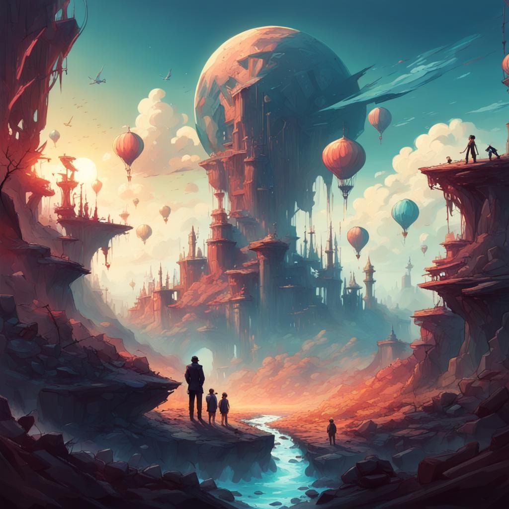 Digital Art Inspired by Multiple Artists