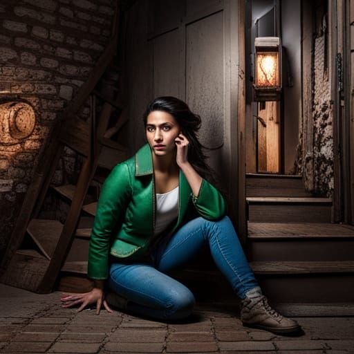 Cellar Descent: A Realistic Photograph