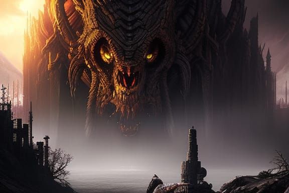 Cthulhu Rises: Dark Fantasy Concept Art