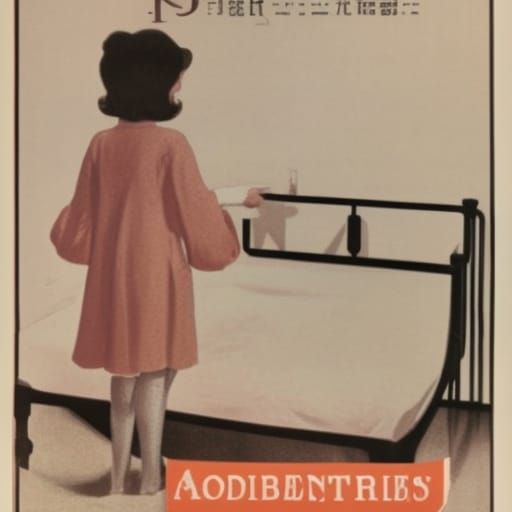 Vintage 1930s Toddler Bed Advertisement