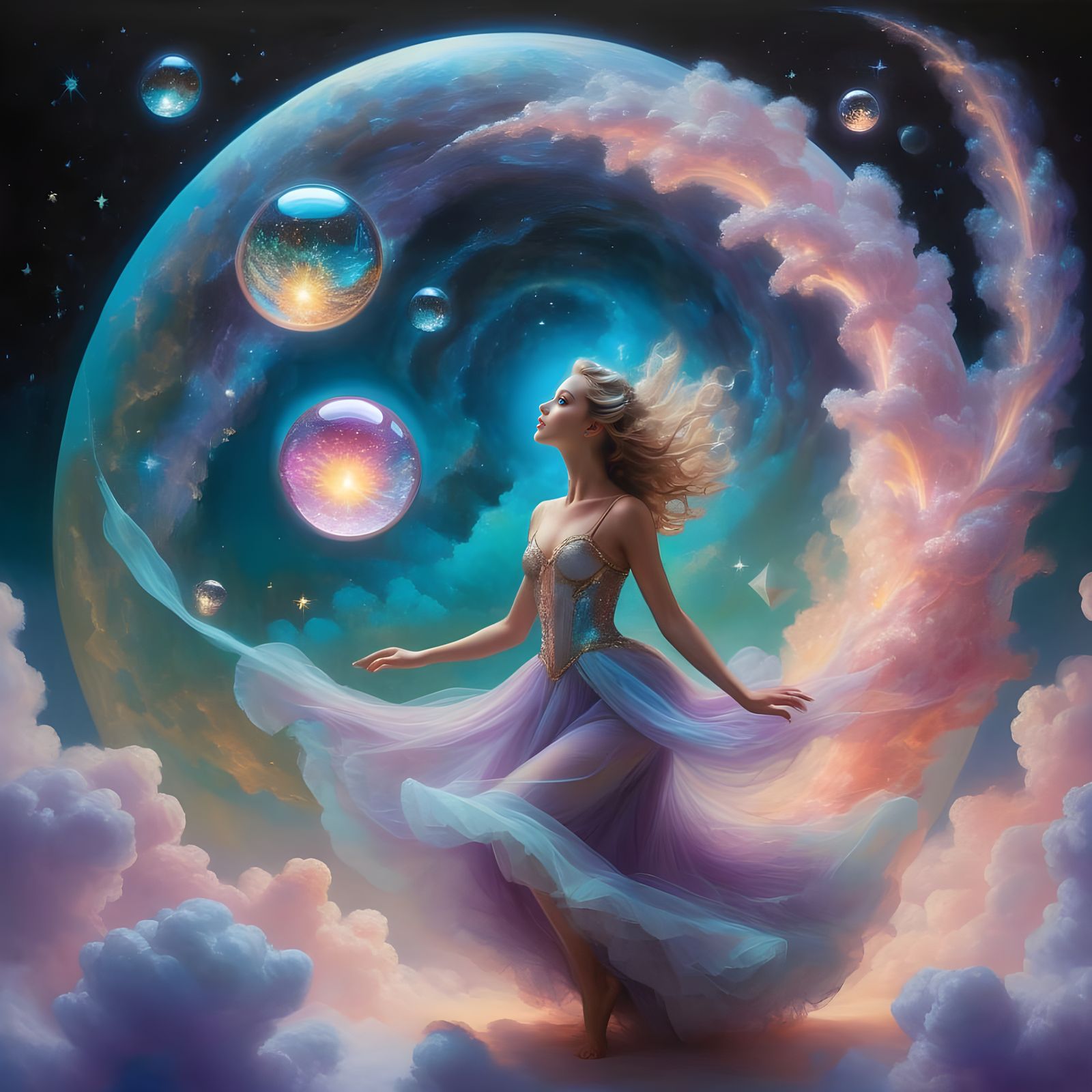 Crystal Planets Dance in a Prismatic Cosmos