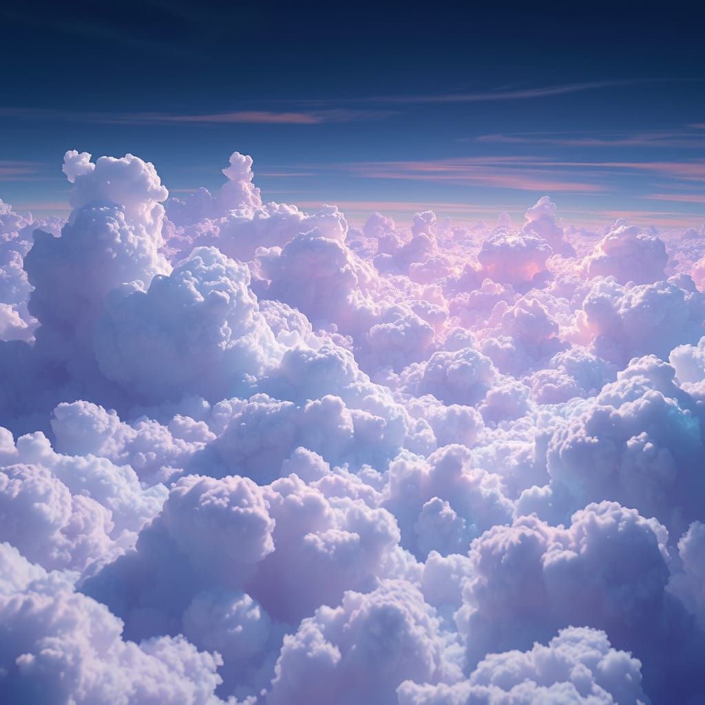 Surreal Cloudscapes in Hyper-Realistic Style