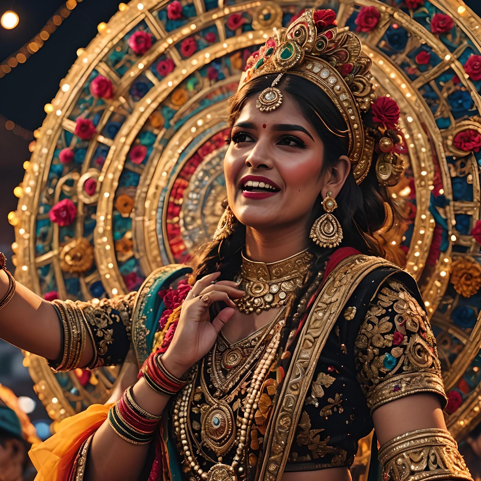 AI Interpretation of Sapna Choudhary