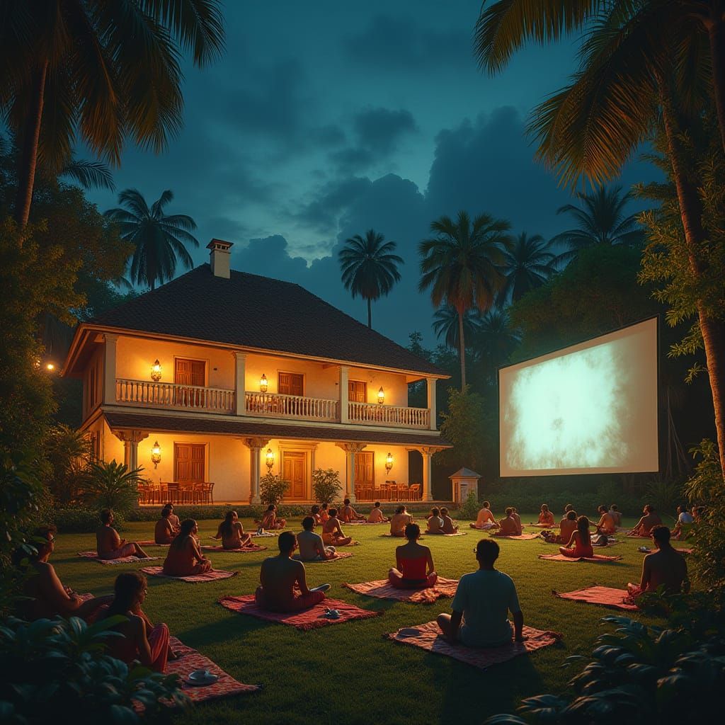 Summer Nights Under the Stars at a Vintage Plantation Estate