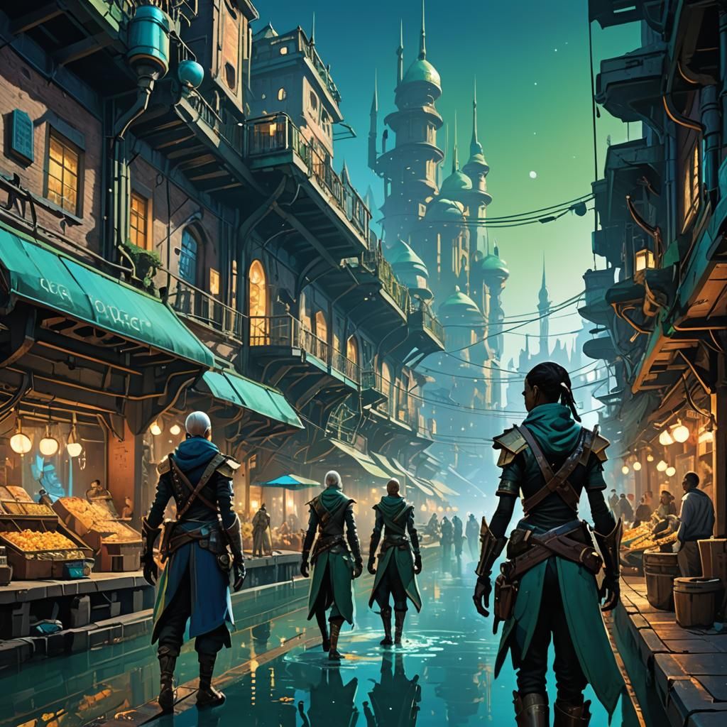 Sci-Fi Assassins in Vivec City: Concept Art