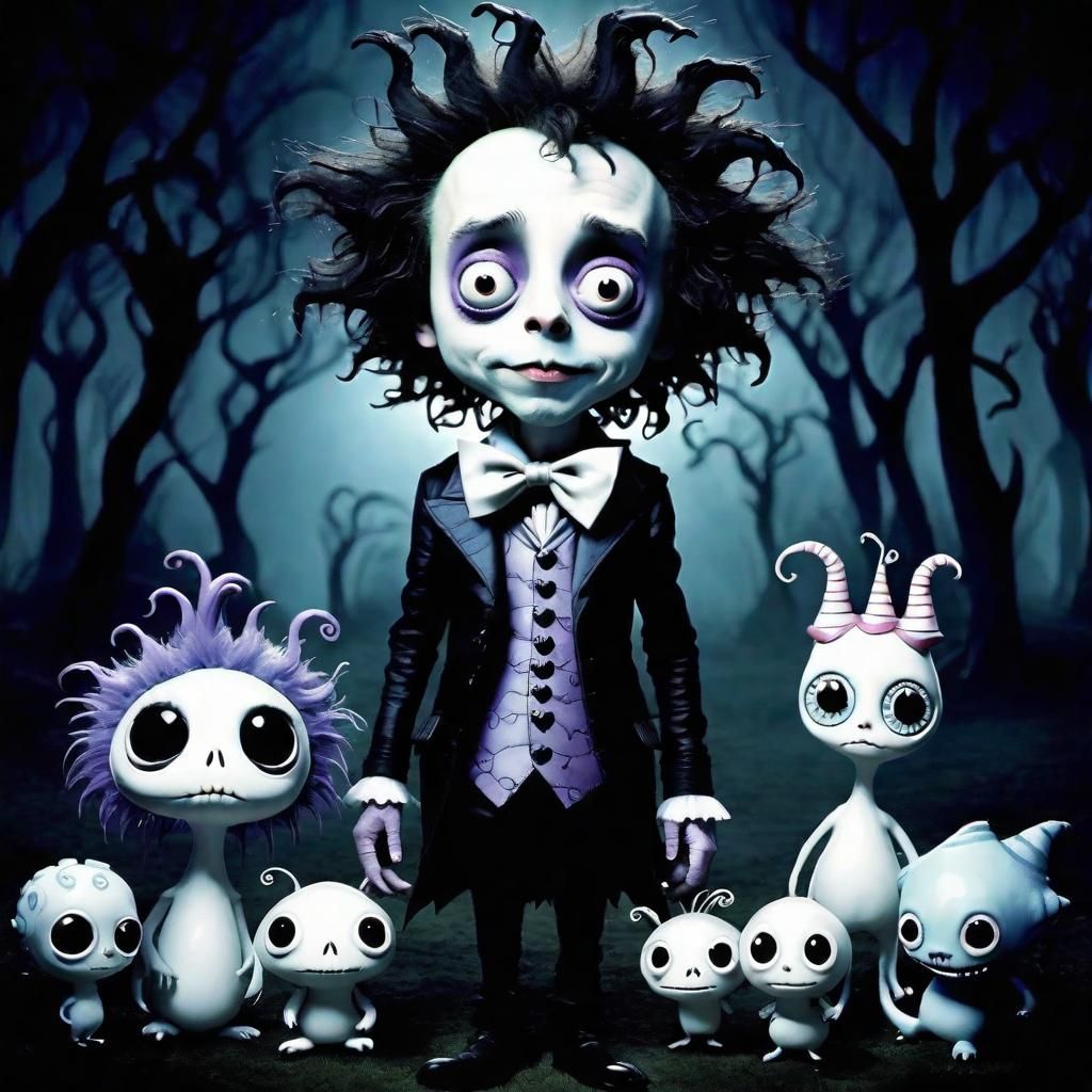 Adorable Monster Wonderland in Burton Style