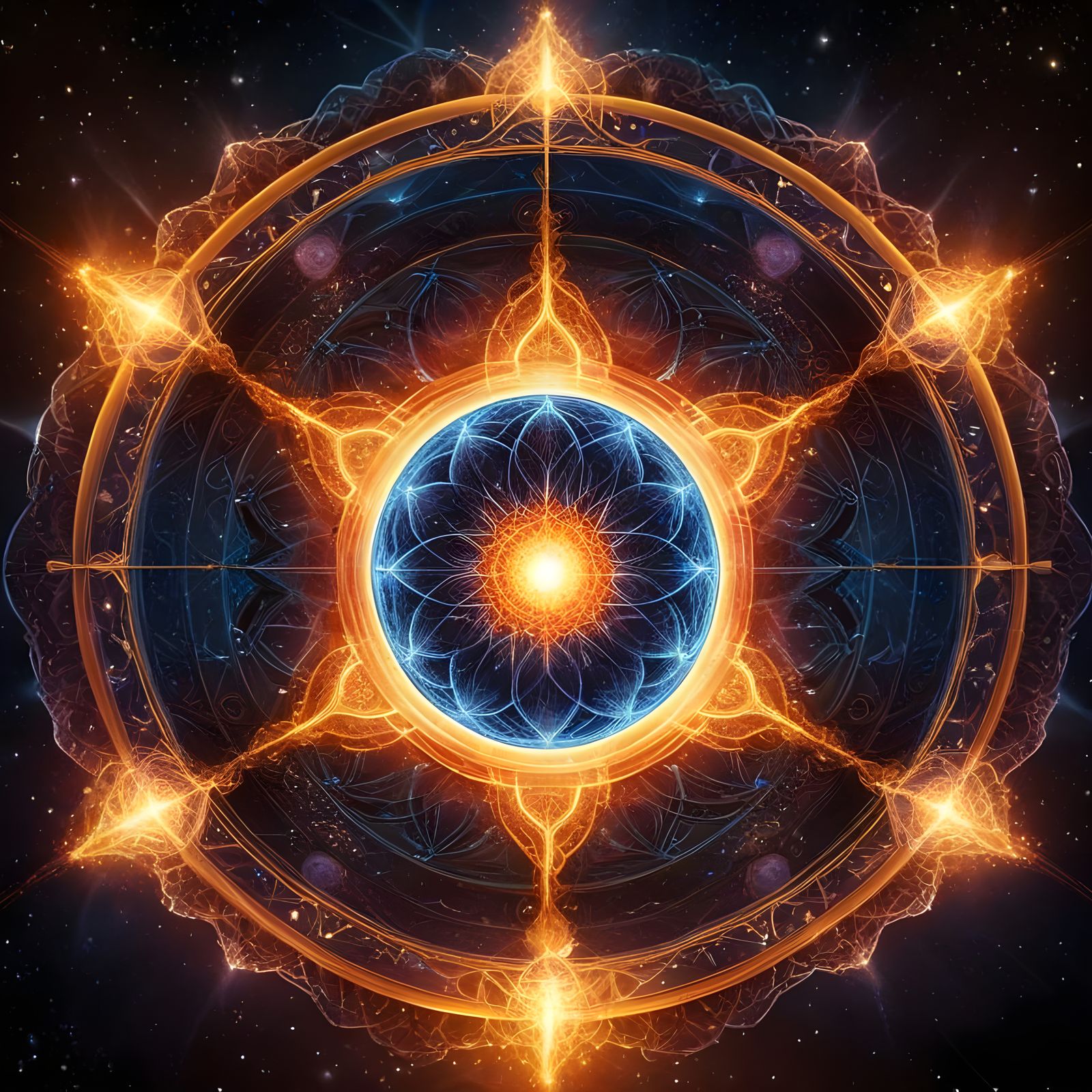 Earth's Evolution into Higher Dimensions: Digital Art