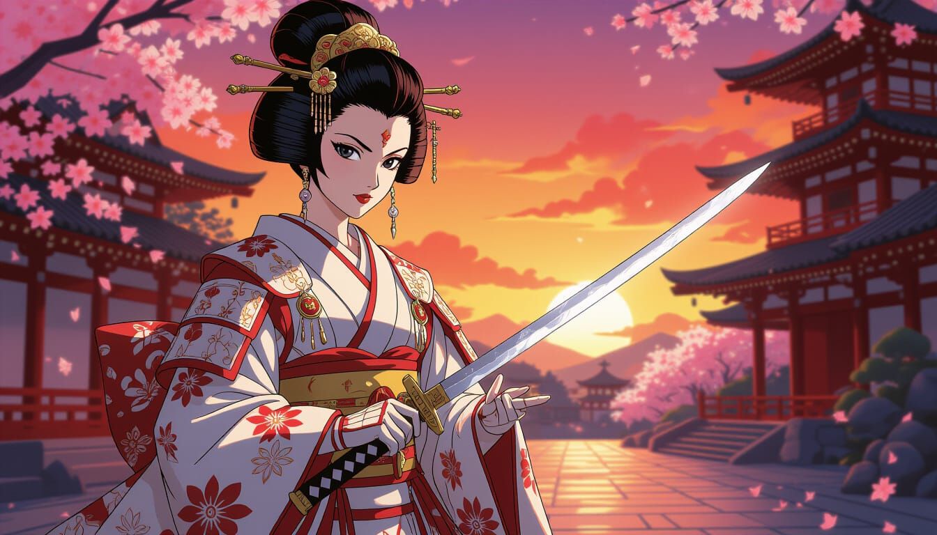 Samurai Princess Padmé Amidala in Japanese Palace