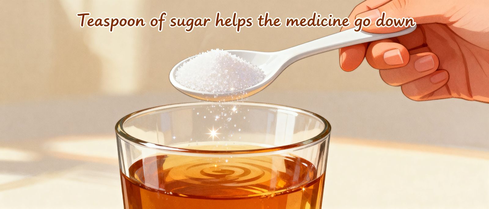 Teaspoon of Sugar Aids Medicine