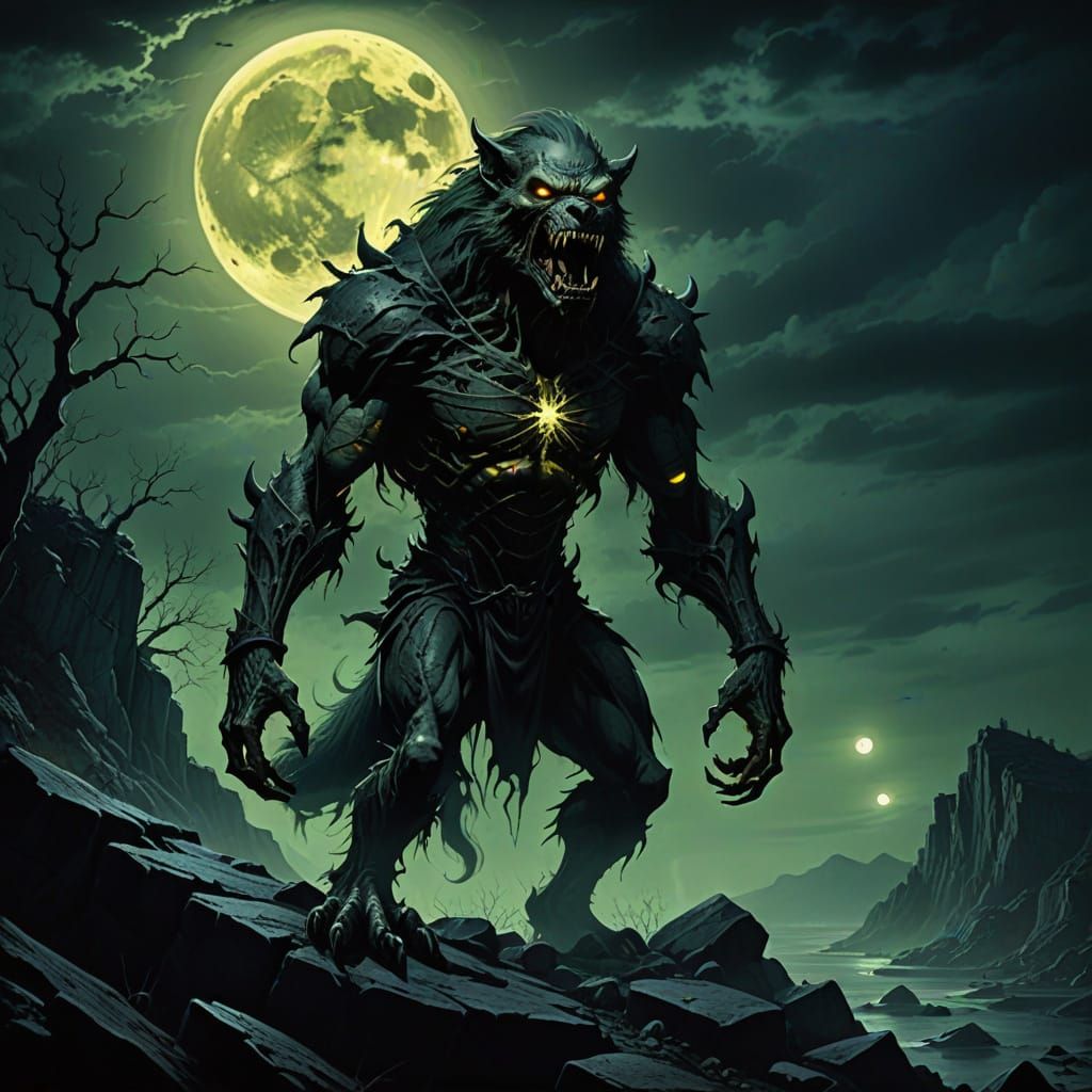 Supernatural Horror in Dark Fantasy Style