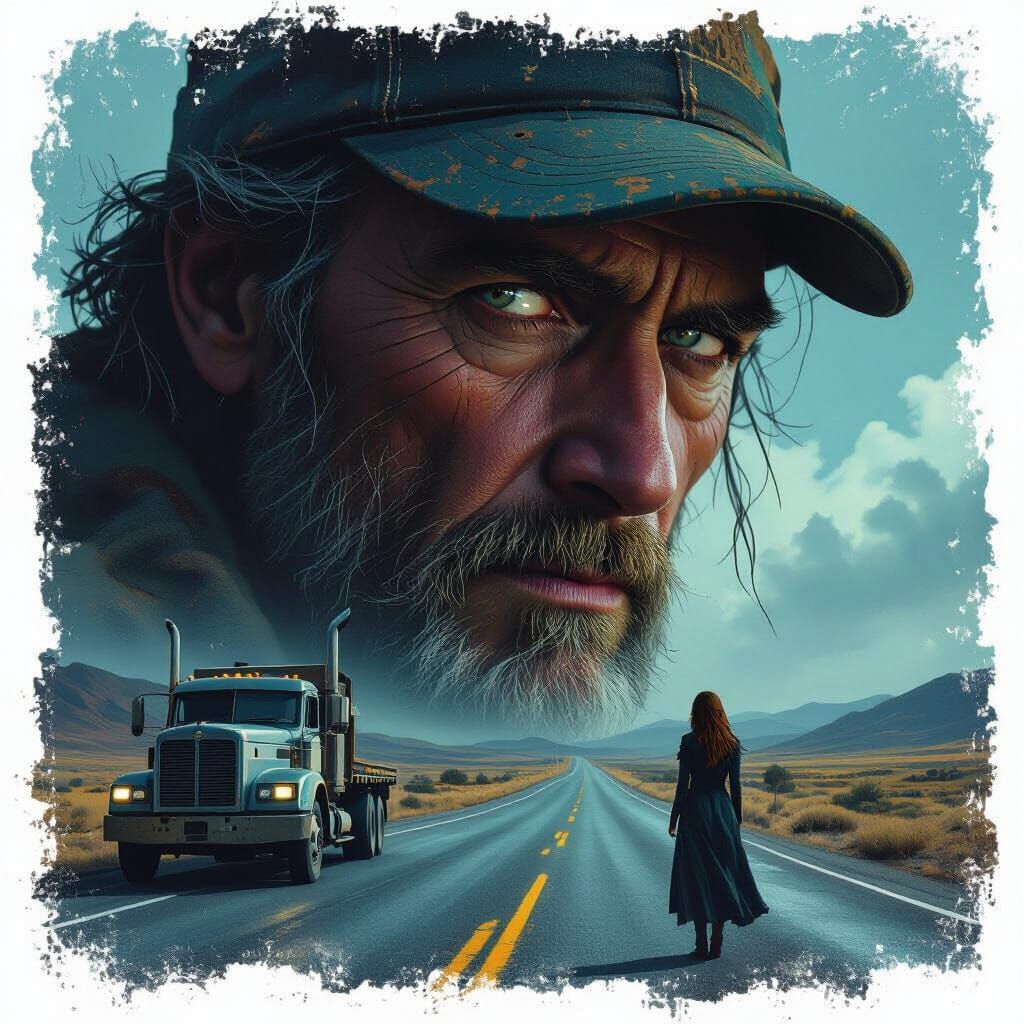 Haunted Truck Driver Sees Mysterious Woman on Empty Road