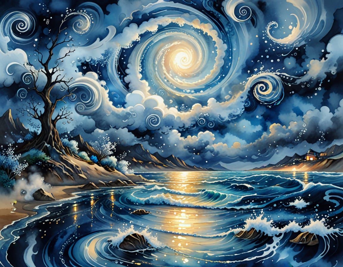 Sea shore, Natasha Wescoat and Willem Haenraets