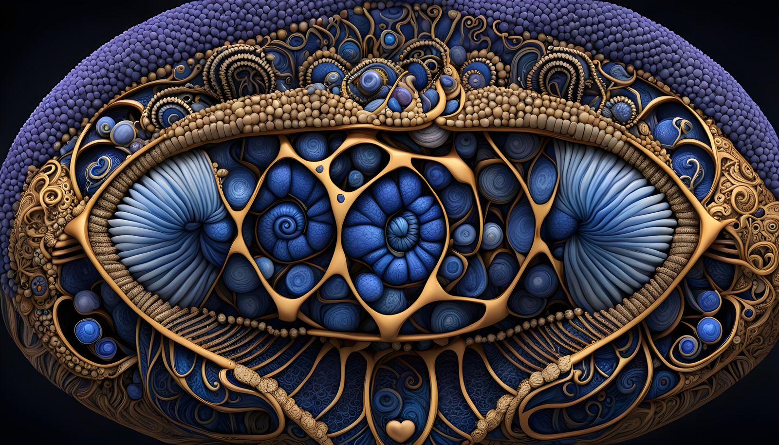 Anthropomorphic Tasmanian Devil in Celtic-Inspired Splendor