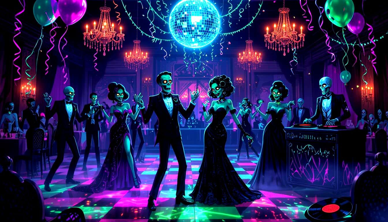 Undead Prom Night in Haunted Ballroom