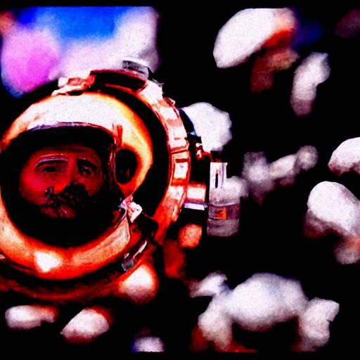 Hyperrealistic Impressionistic Cosmonauts in 4K