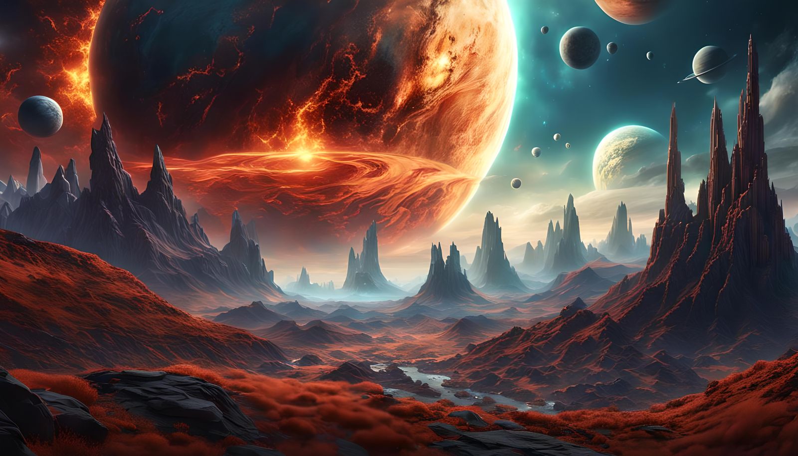 Birth of a Planet: Fantastical Concept Art