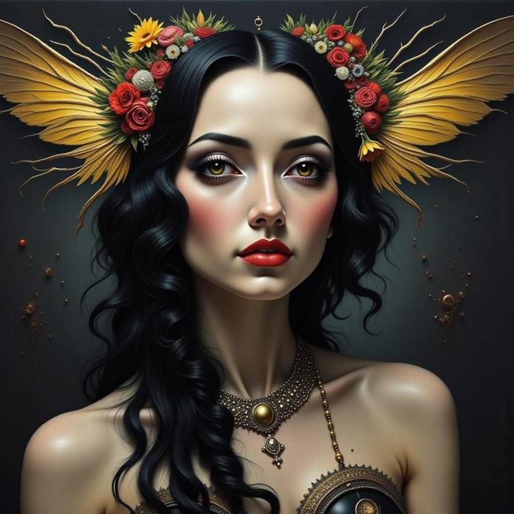 Surreal AI Image with Eerie Space Theme