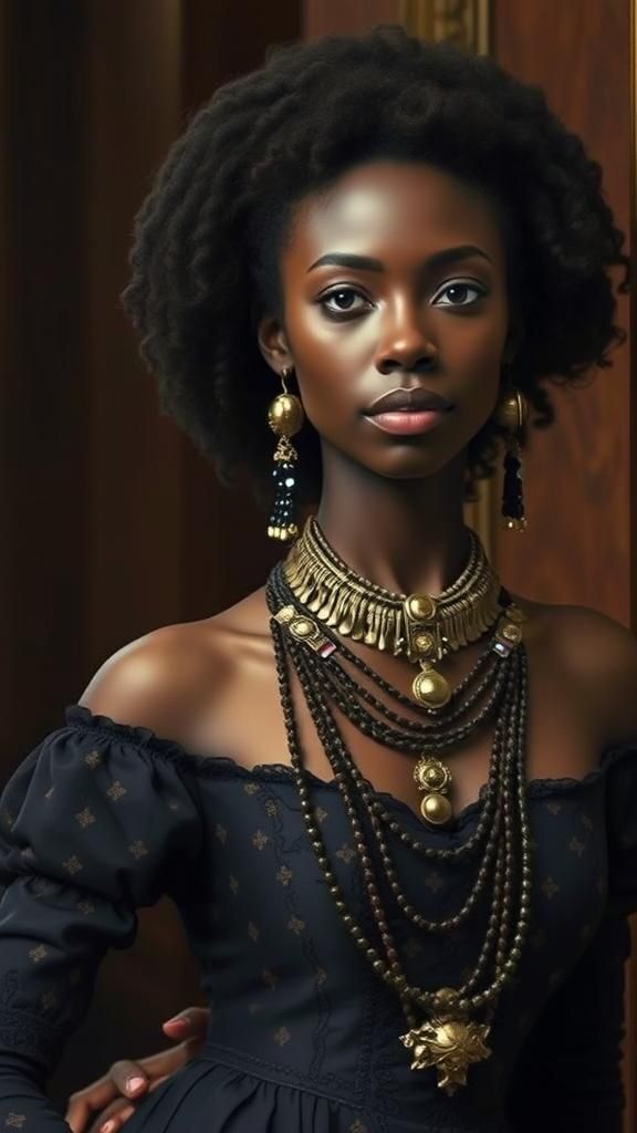 High Definition Portrait of Aristocratic Woman