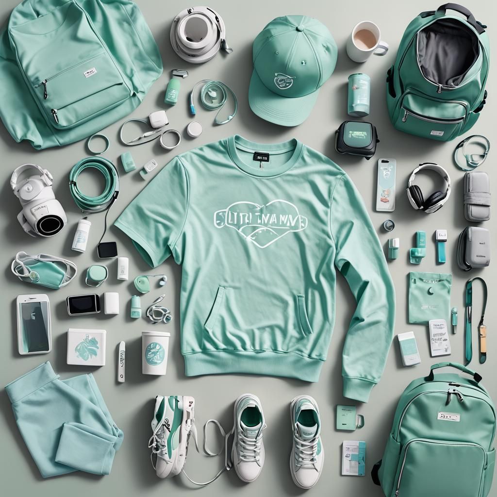 Visually Appealing Product Display in Pastel 3D Art