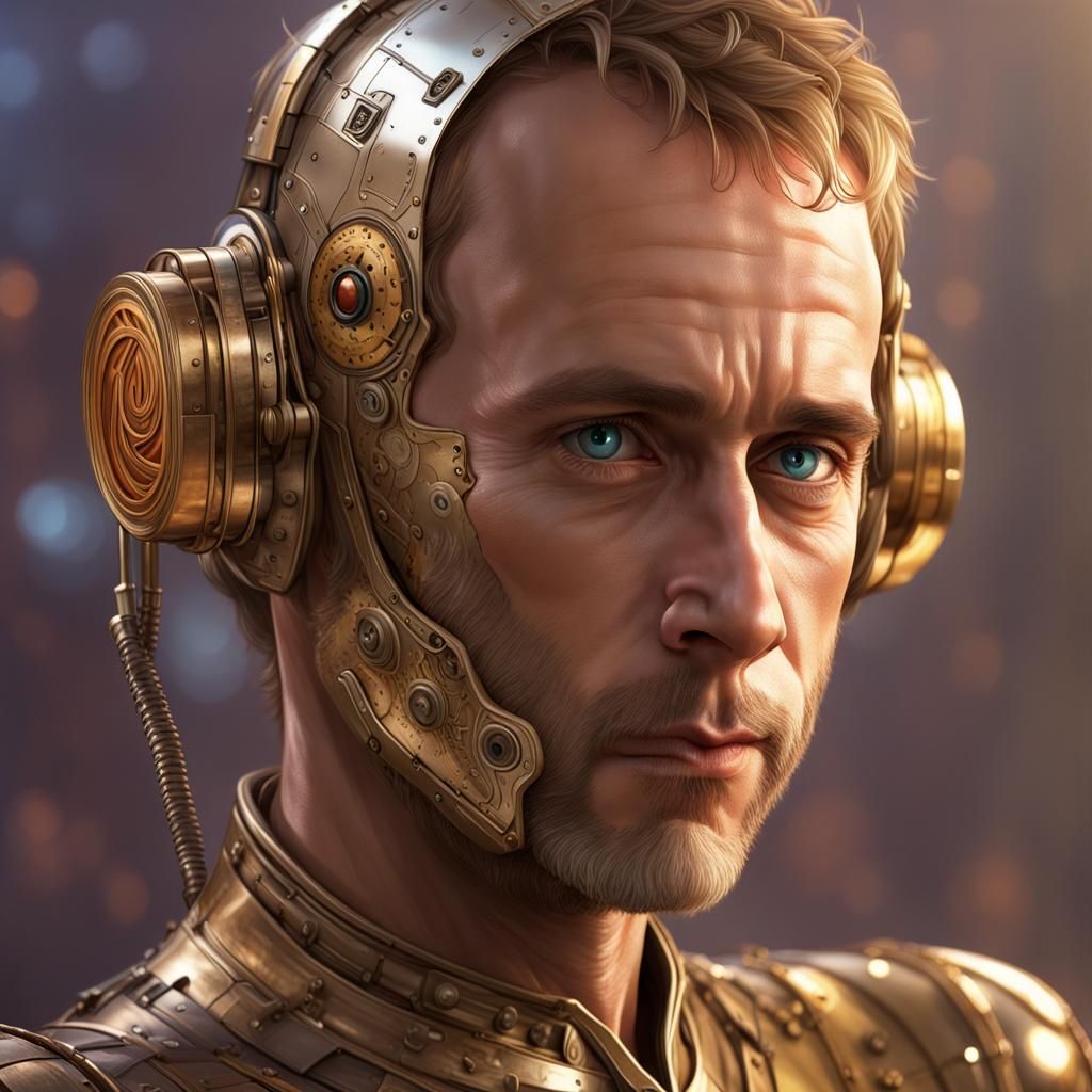 Pippin Took Cybernetic Portrait in Artgerm Style