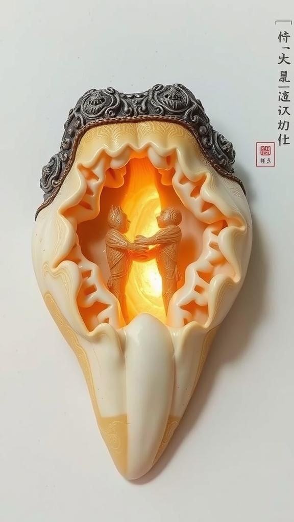 Scrimshaw Grotto Inside a Molar Tooth
