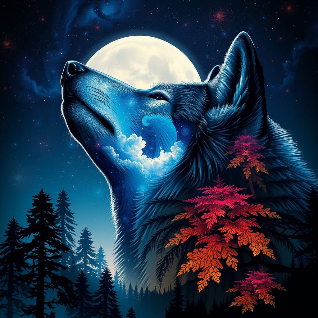 wolf howling