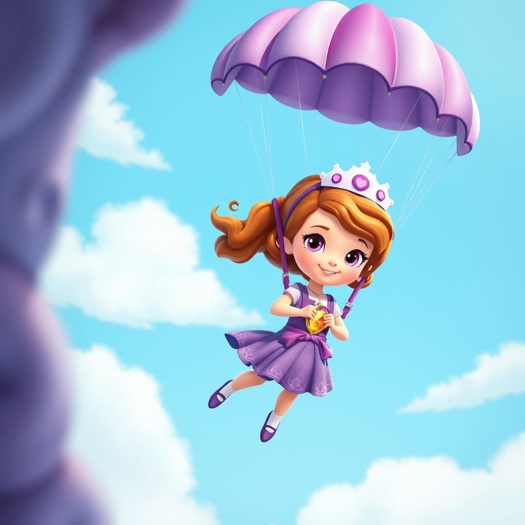 Princess Sofia in Whimsical Flight
