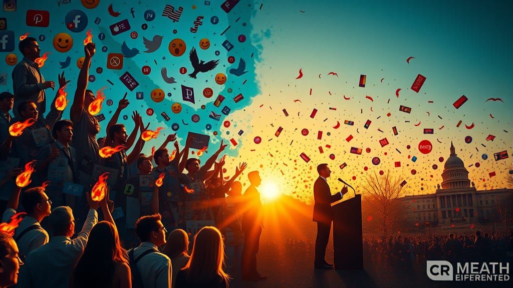 Cancel Culture vs Free Speech: A Digital Matte Painting