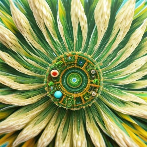 Microscopic Civilization of Surreal Organic City