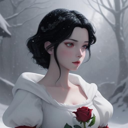 Snow White Anime Key Visual by Makoto Shinkai