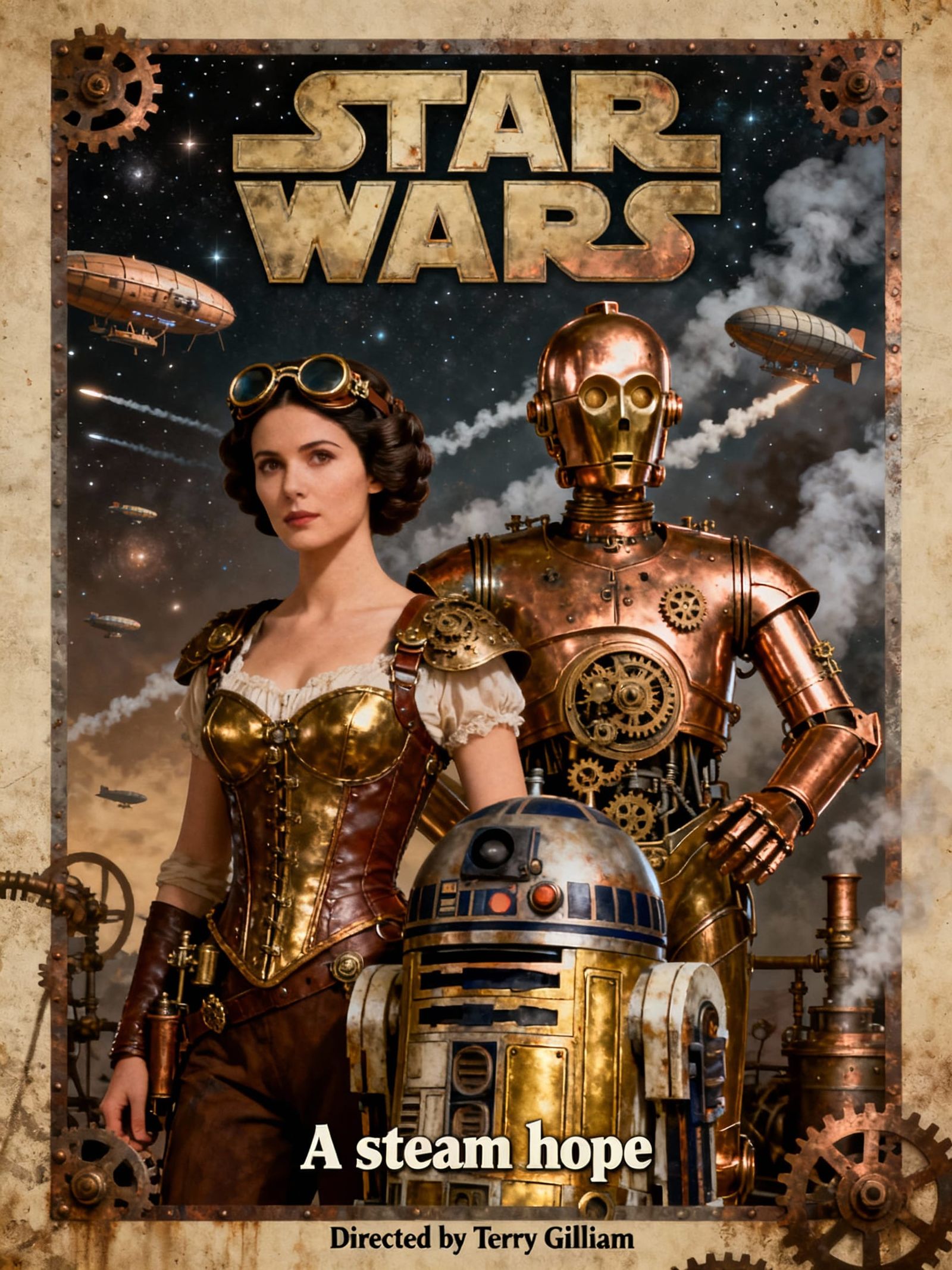 Steampunk Star Wars Movie Poster