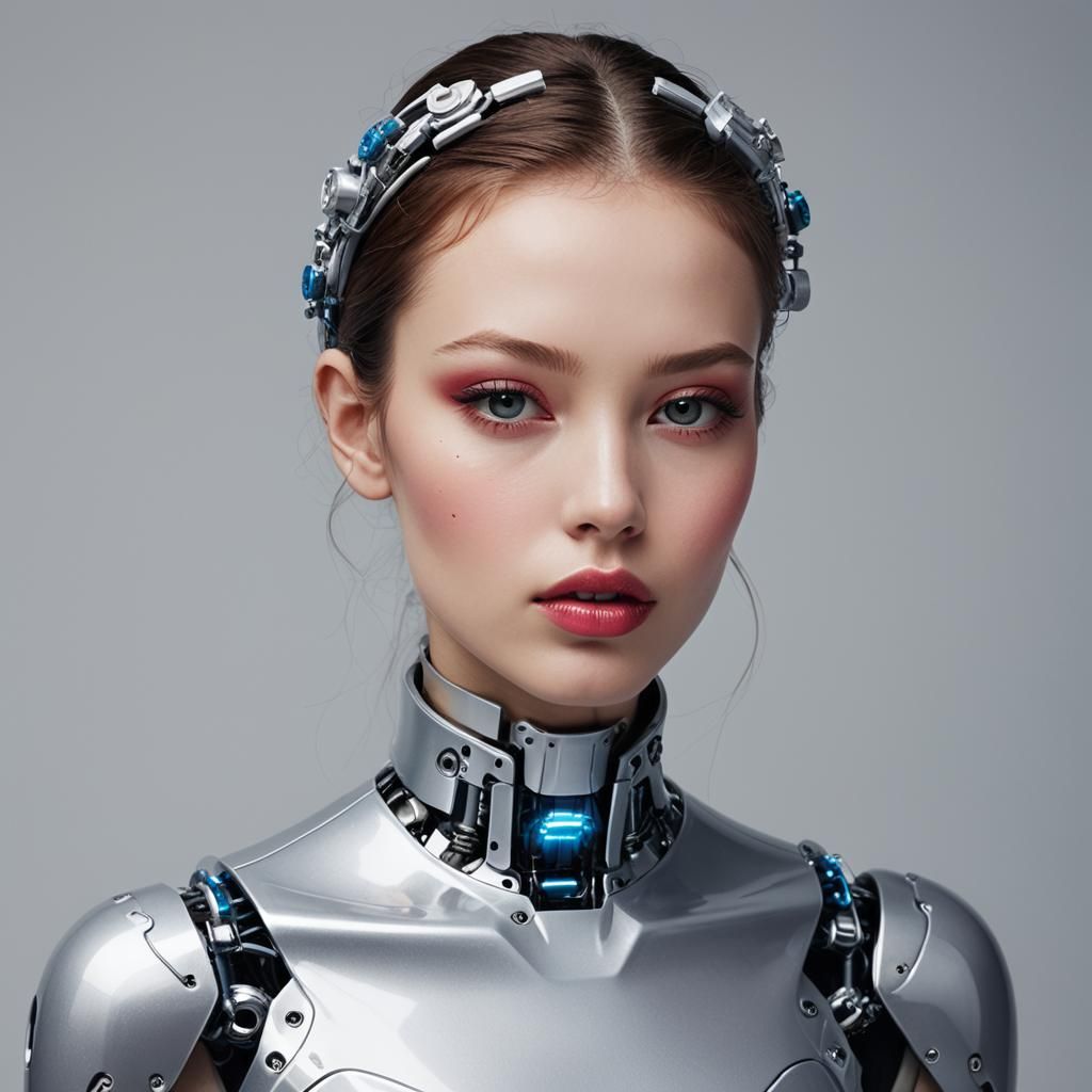 Robotic Electric Mechanic Lip Gloss: AI Concept