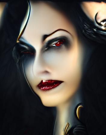 Sinister Surrealist Queen in Dark 8k Resolution